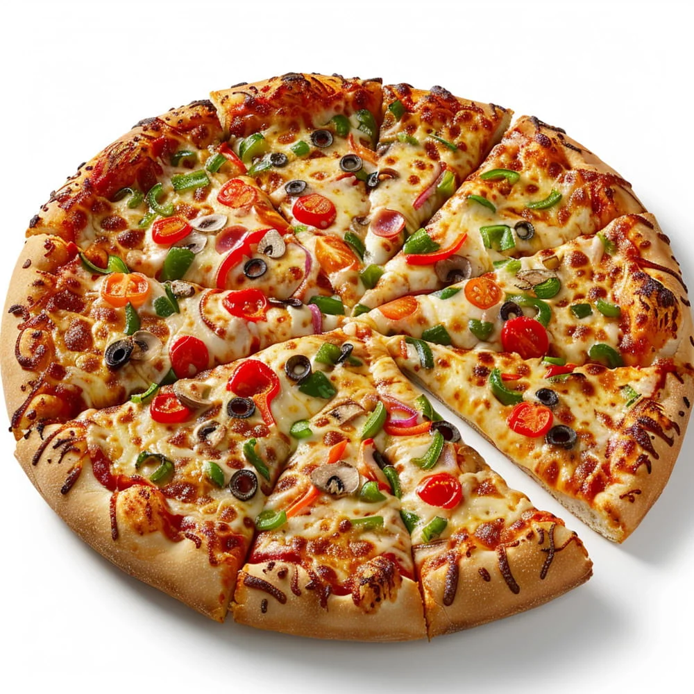 Fresh pepperoni pizza at Pizza Loco in Sherwood Park, AB