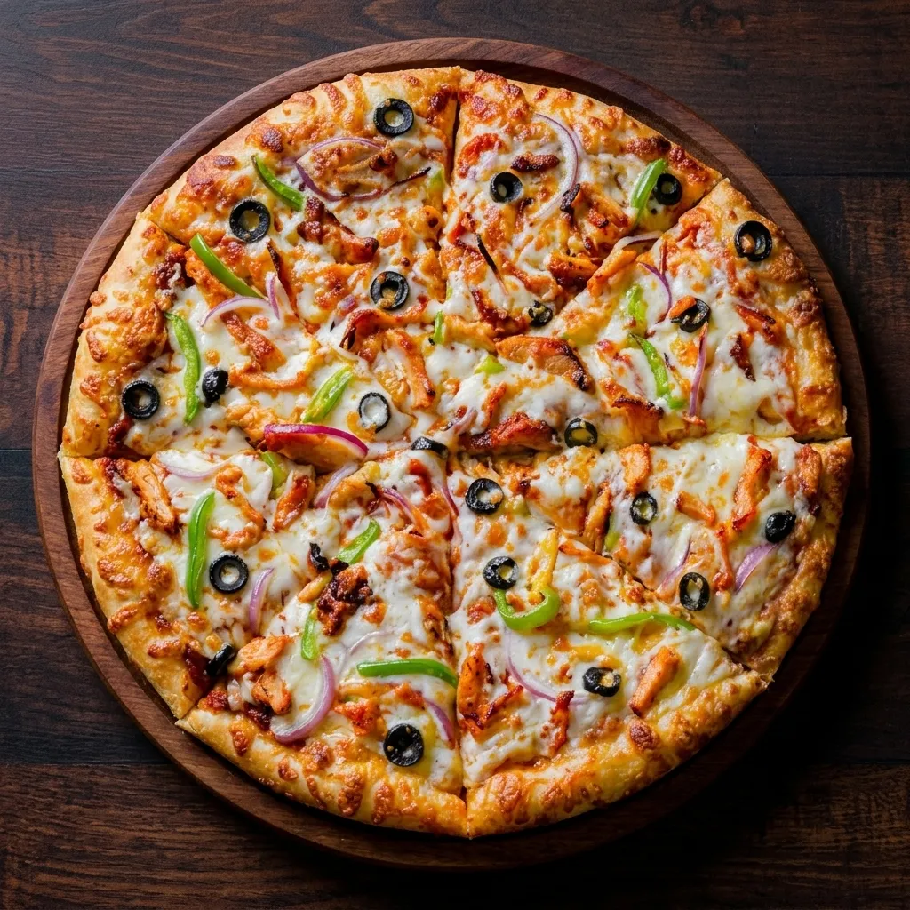 Canadian pizza at Pizza Loco in Sherwood Park, AB