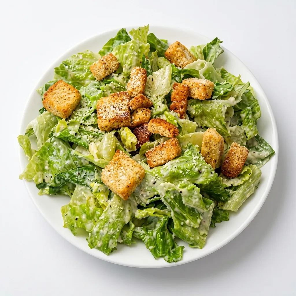 Fresh Caesar salad at Pizza Loco in Sherwood Park, AB